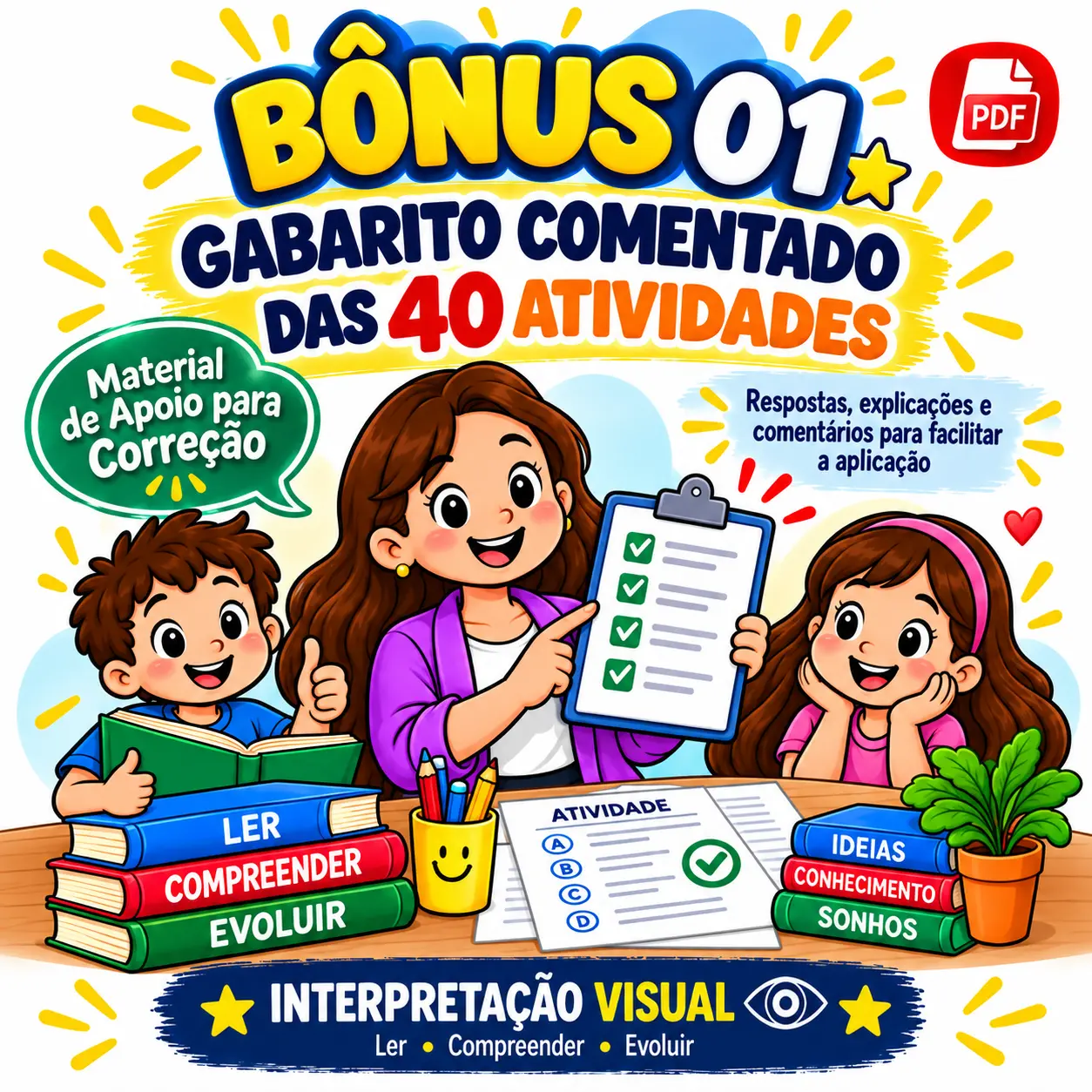 Gabarito comentado das 40 atividades