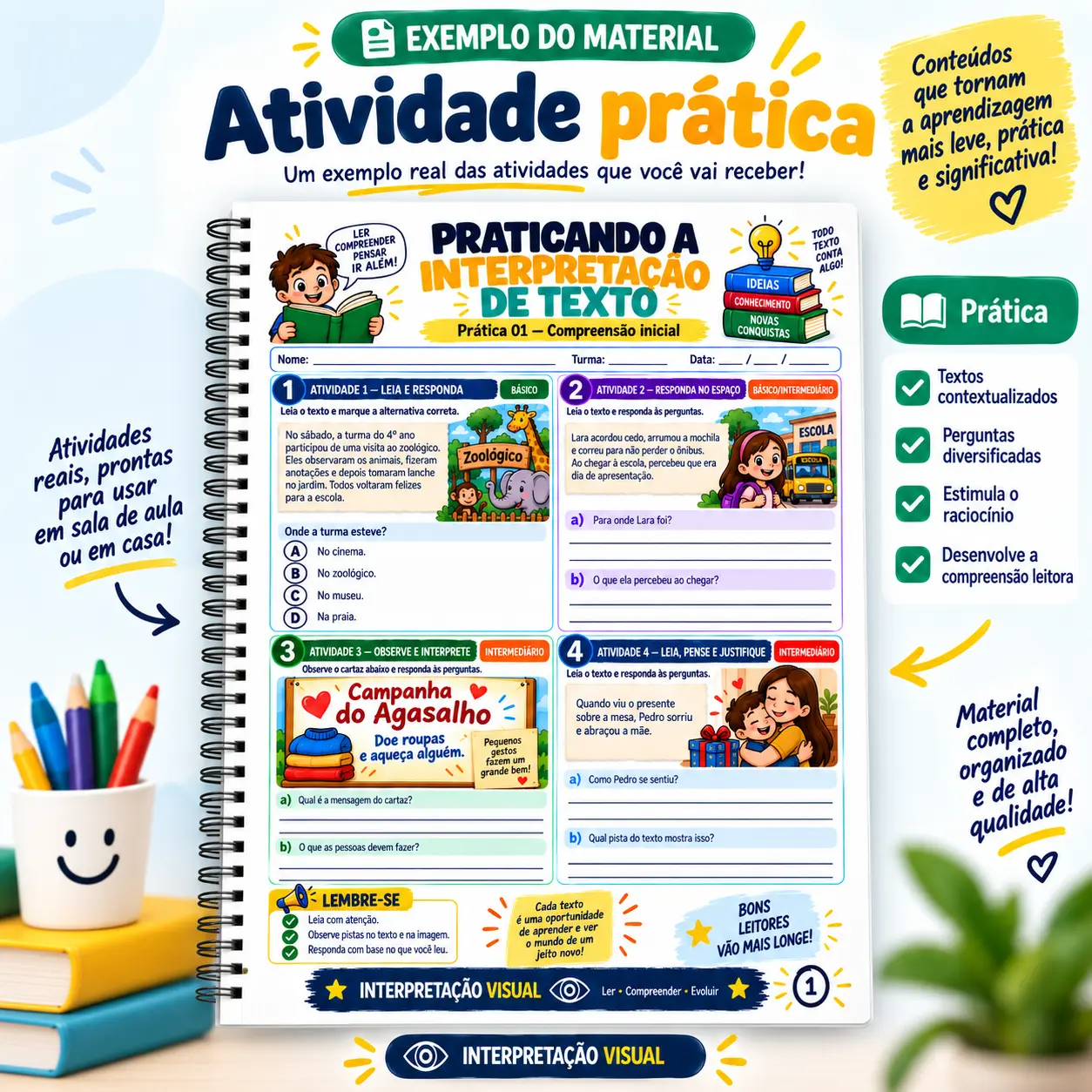 Miniatura de atividade prática do material